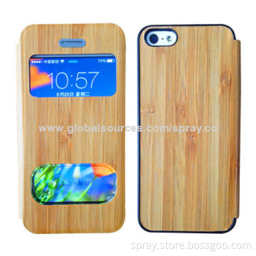 Folio PU Leather Flip Case Covers for iPhone 5, Deluxe Book Style, Luxury Design